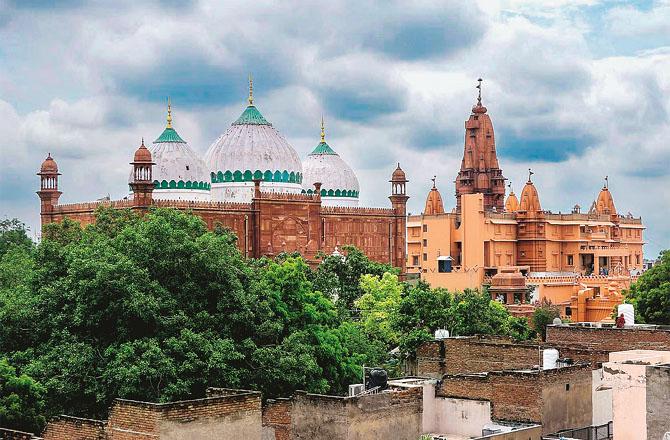 The saffron party is trying to change the face of the Shahi Eidgah Mosque case.