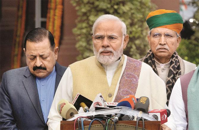There has been a strong reaction to Prime Minister Modi`s statement.