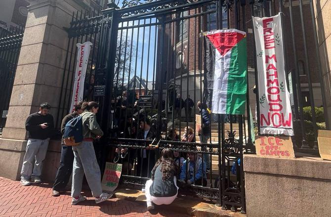 Jewish student protest. Photo: X