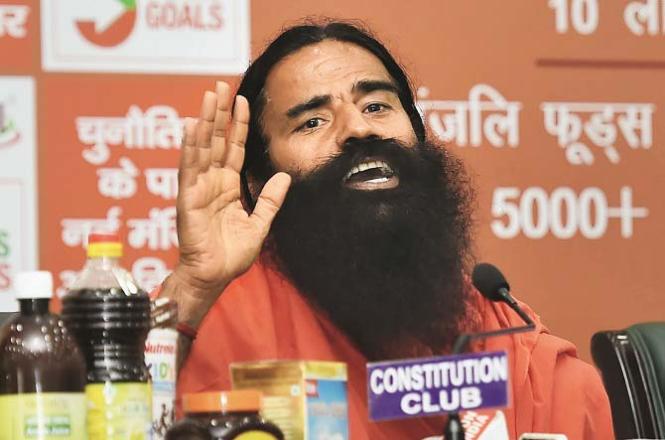 Ramdev had to face embarrassment in court. Photo: INN