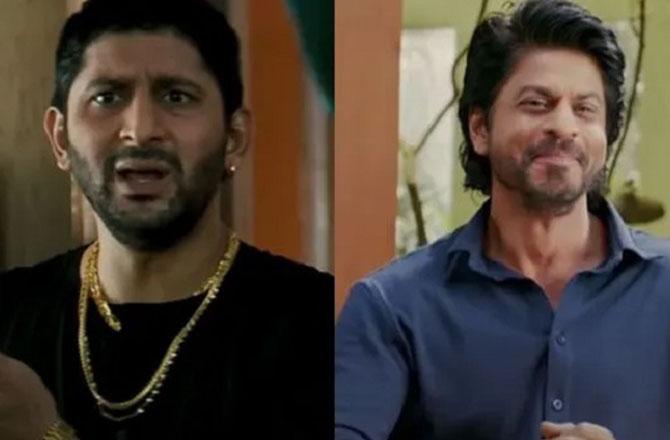 Shah Rukh Khan (right) Arshad Warsi (left). Photo: INN