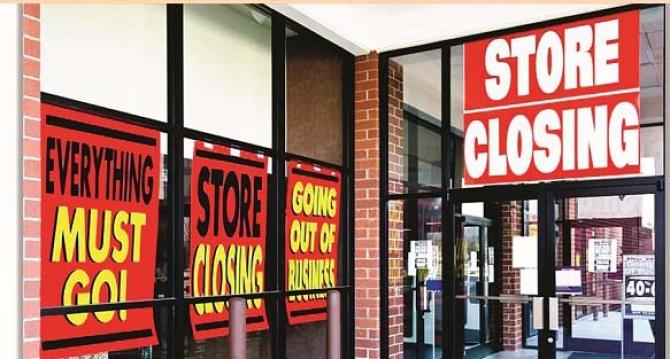 Many large companies are closing in the US. Photo: INN