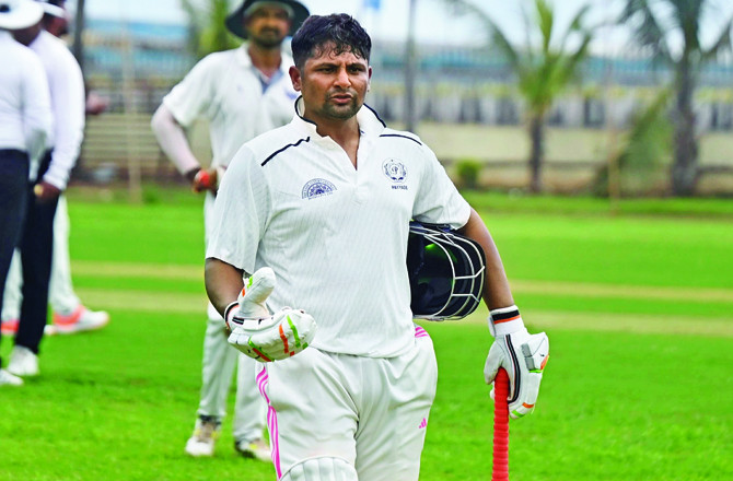 Sarfaraz Khan. Photo:INN