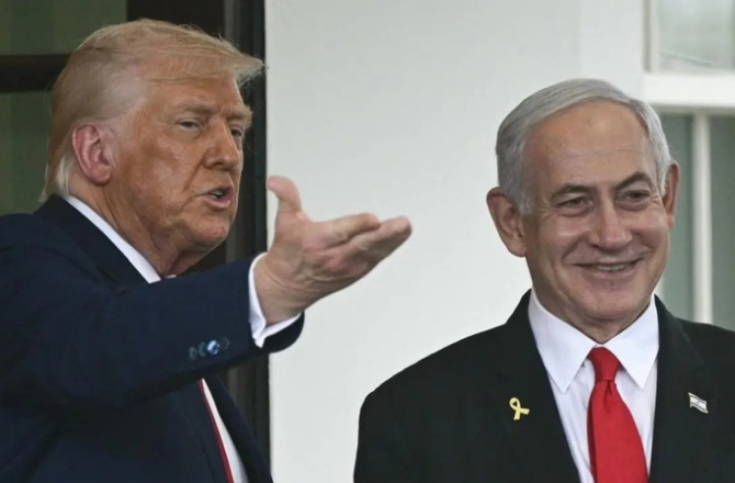 Donald Trump and Benjamin Netanyahu. Photo: INN