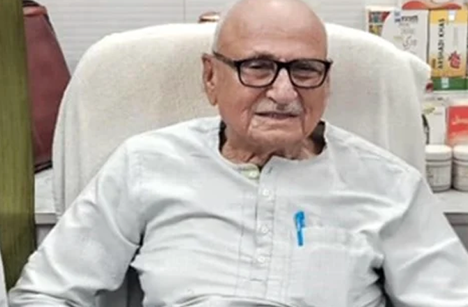 Famous Gandhian Tej Lal Bharti. Photo: X