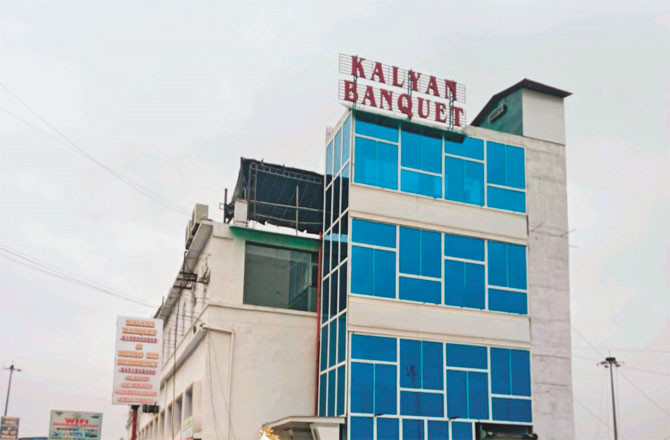 Marriage hall built on APMC market land.