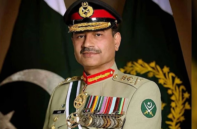 Pakistani Army Chief Asim Munir. Photo: INN.
