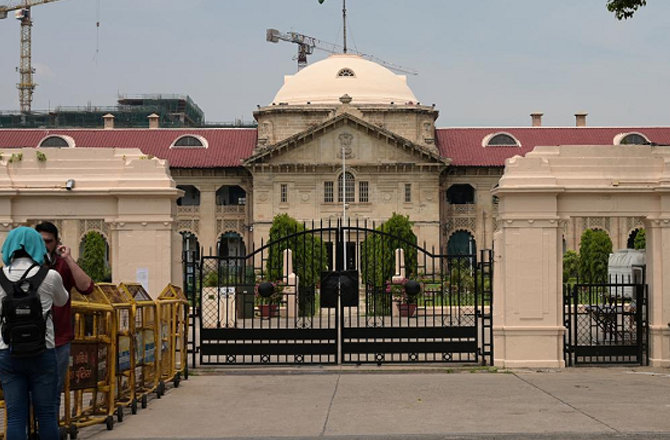 Exterior view of the Allahabad High Court building. Photo: INN.