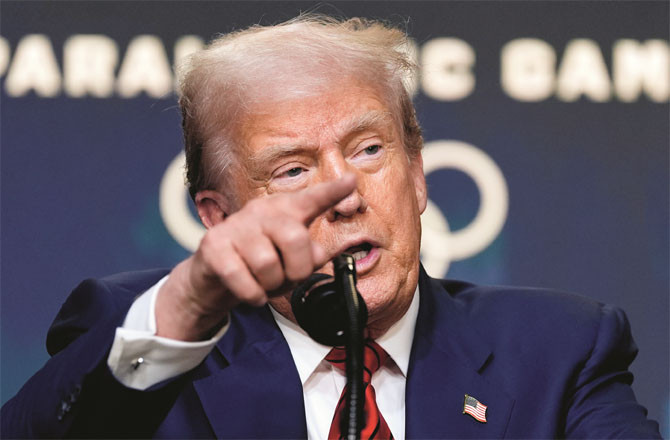 Trump is trying to put pressure on New Delhi by adopting a continuous anti-India stance. (File photo)