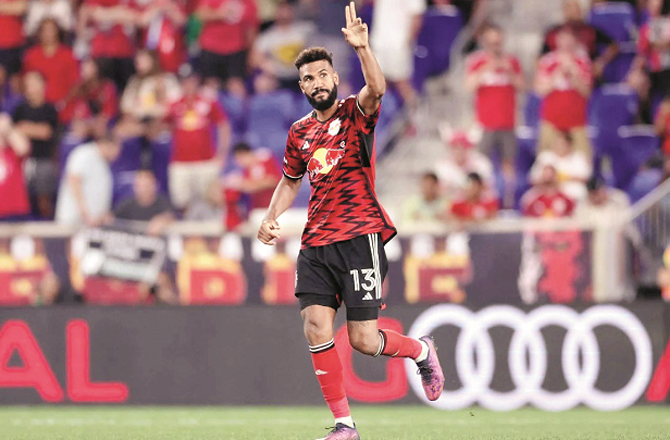 New York Red Bulls player Exim Choupo-Moting. Photo: INN