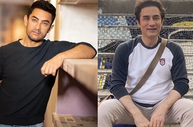 Faisal Khan and Aamir Khan. Photo: INN