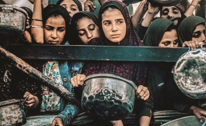 For months before Gaza was declared a `famine`, such images were describing the situation on the ground there, but the international community failed to stop Israel. Photo: INN