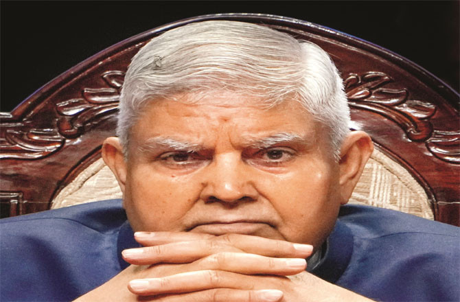 Former Vice President Jagdeep Dhankar