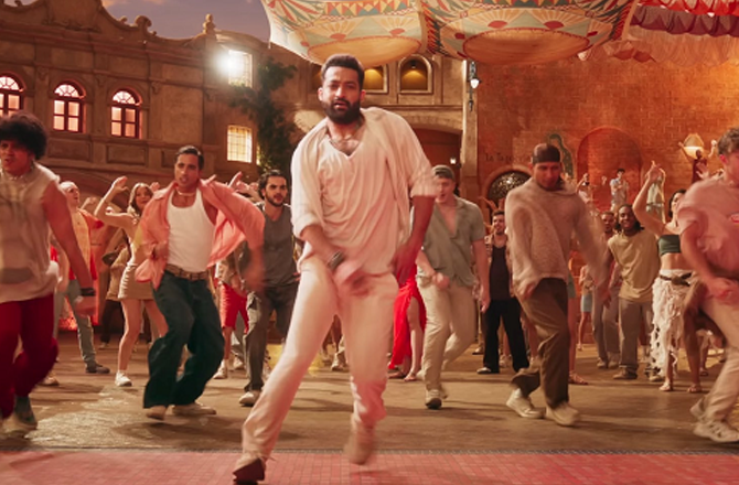 Junior NTR can be seen doing dance steps in the song. Photo: X