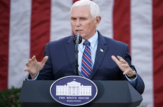 Former US Vice President Mike Pence. Photo: INN