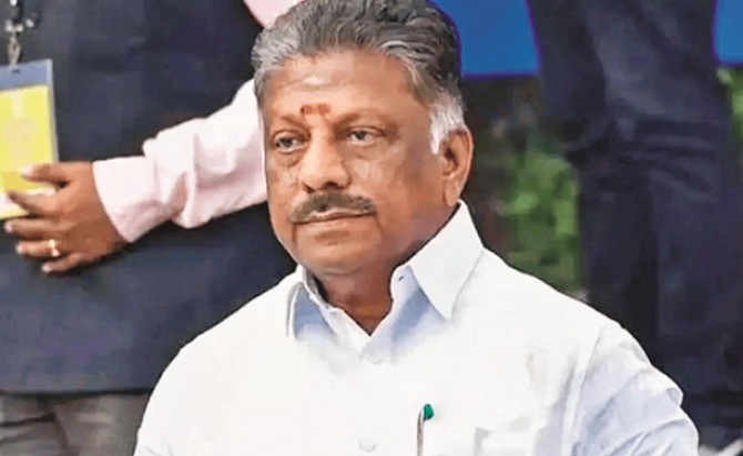 O. Panneerselvam. Picture: INN