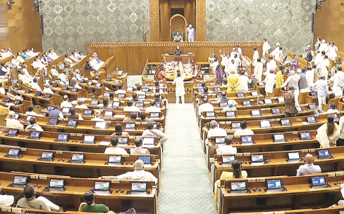 The bill to ban online gambling was passed in the Lok Sabha and Rajya Sabha on August 20 and 21. Photo: INN