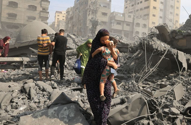 The Israeli aggression in Gaza has resulted in widespread casualties. Photo: INN.