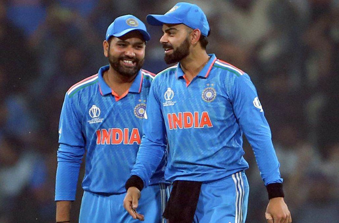 Virat and Rohit.Photo:INN