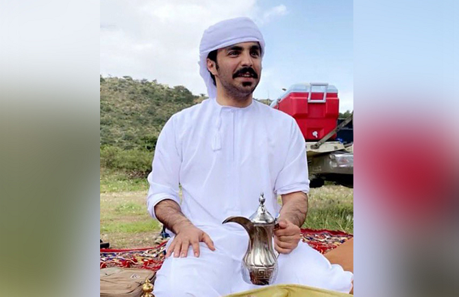 Saudi Arabian poet Saud bin Maadi Al-Qahtani. Photo: INN
