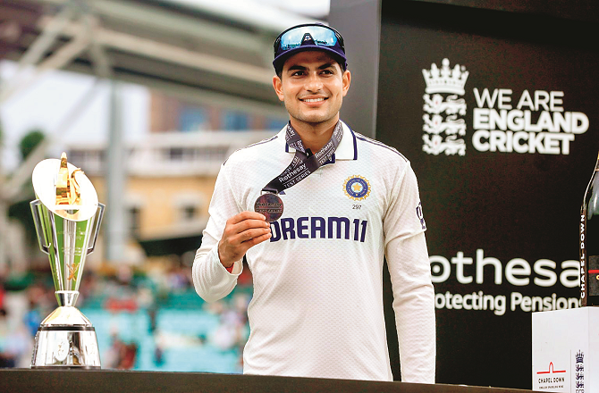 Indian Test team captain Shubman Gill had a brilliant batting performance in the series against England. Photo: INN