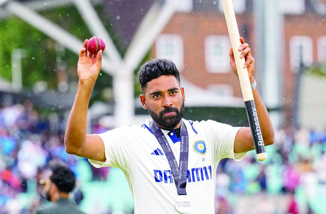 Mohammed Siraj. Photo:PTI