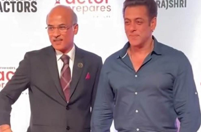Salman Khan and Sooraj Barjatiya. Photo: INN