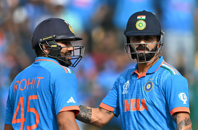 Virat Kohli And Rohit Sharma .Photo:INN