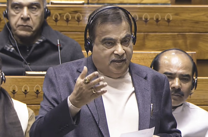 Nitin Gadkari.Photo:PTI