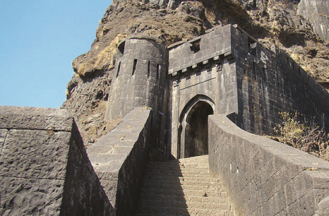 The entrance to the fort can be seen. Picture: INN
