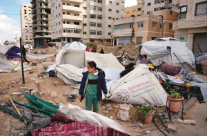 غزہ میں شدید سردی سے تین فلسطینی جاں بحق