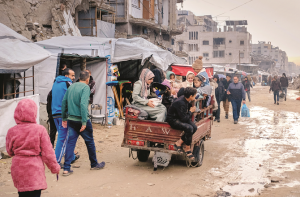 اہل غزہ موسم کی سختیوں کی زد میں، بیماریوں کے پھیلاؤ کا اندیشہ