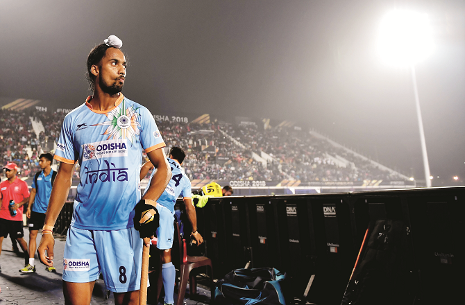 Hockey player Hardik Singh. Picture: INN