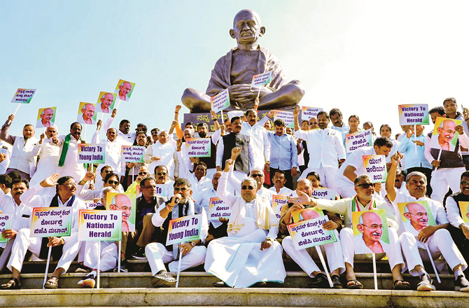 Protests are taking place across the country against the Centre`s decision.  Picture: PTI