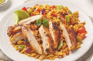 آج کا پکوان: پیری پیری چکن وِتھ اسپائسی رائس