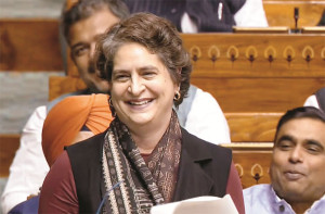  مودی کا نہرو پر حملہ جواب میں پرینکا  کے سخت سوال