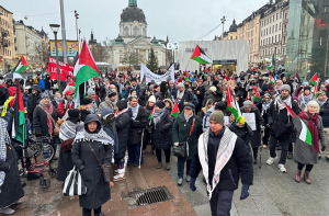 سویڈن: ویسٹ بینک کے الحاق کے خلاف احتجاج، جنگ بندی کی خلاف ورزی پر تنقید