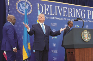 ٹرمپ نے روانڈا اور کانگو کے درمیان ۳۰؍ سال پرانی دشمنی ختم کروادی