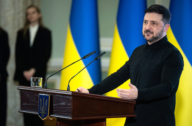 Ukrainian President Zelenskyy. Photo: INN