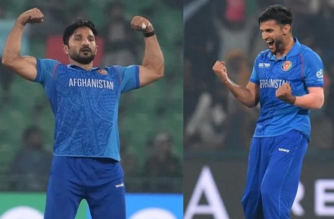 Azmatullah Omarzai and Ibrahim Zadran. Photo: INN.