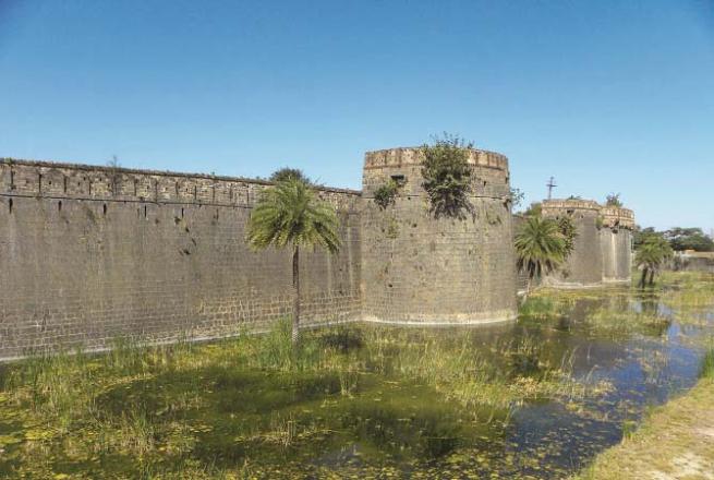 Cleaning around the forts is also included in the campaign. Photo: INN