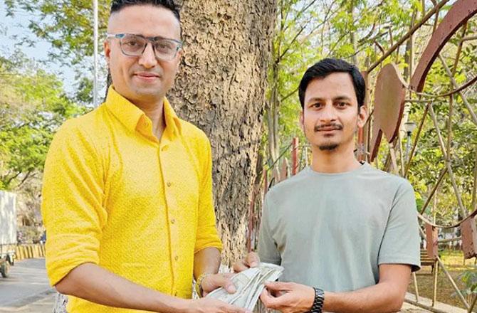 Akash Kanojia with Faizan Ansari. Photo: INN