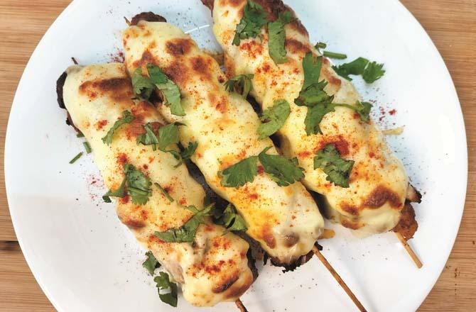 Cheese Seekh Kabab. Photo: INN