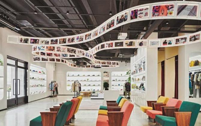 A breathtaking view of the stunning interior of Extra Butter New York. Photo: INN