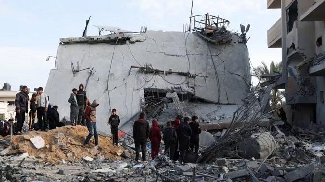 Gaza City destroyed by Israeli aggression. Photo: INN