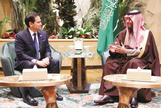 US Secretary of State met Crown Prince Mohammed bin Salman during his visit to Saudi Arabia. Photo: INN