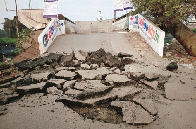 Traffic jams are occurring in the surrounding area after the closure of the Evershine Bridge. (File photo)