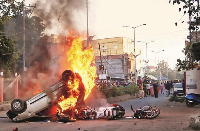 Now it remains to be seen whether Berin`s resignation will establish an atmosphere of peace and order in Manipur or will this fire continue to burn? Photo: INN.
