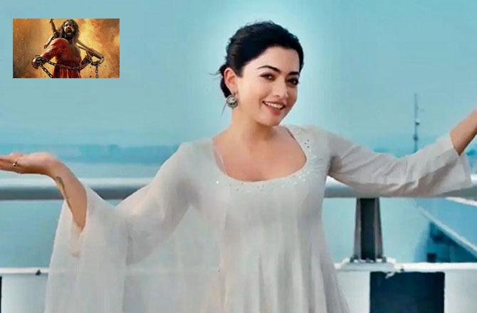 Rashmika Mandana, inset `Chhavva` poster. Photo: INN