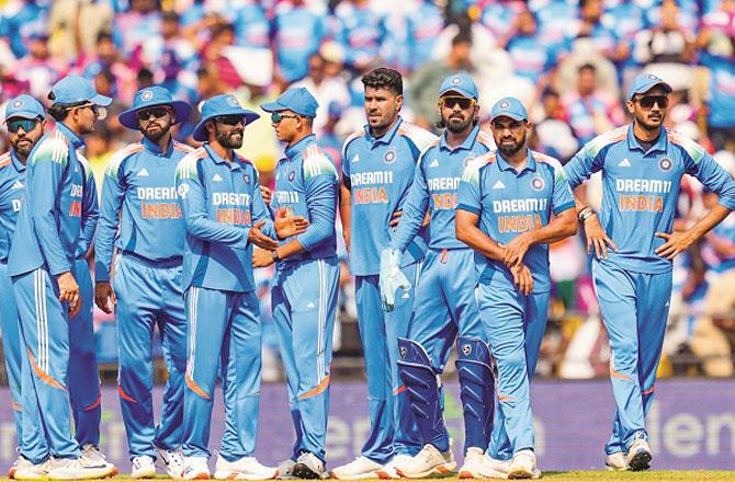 The Indian team had performed well in the first ODI. Photo: PTI